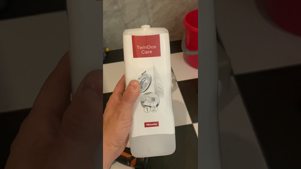 Очистка системы TwinDos  Miele w1 670