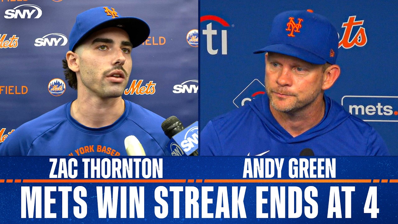 Andy Green and Zac Thornton discuss Mets loss to Padres