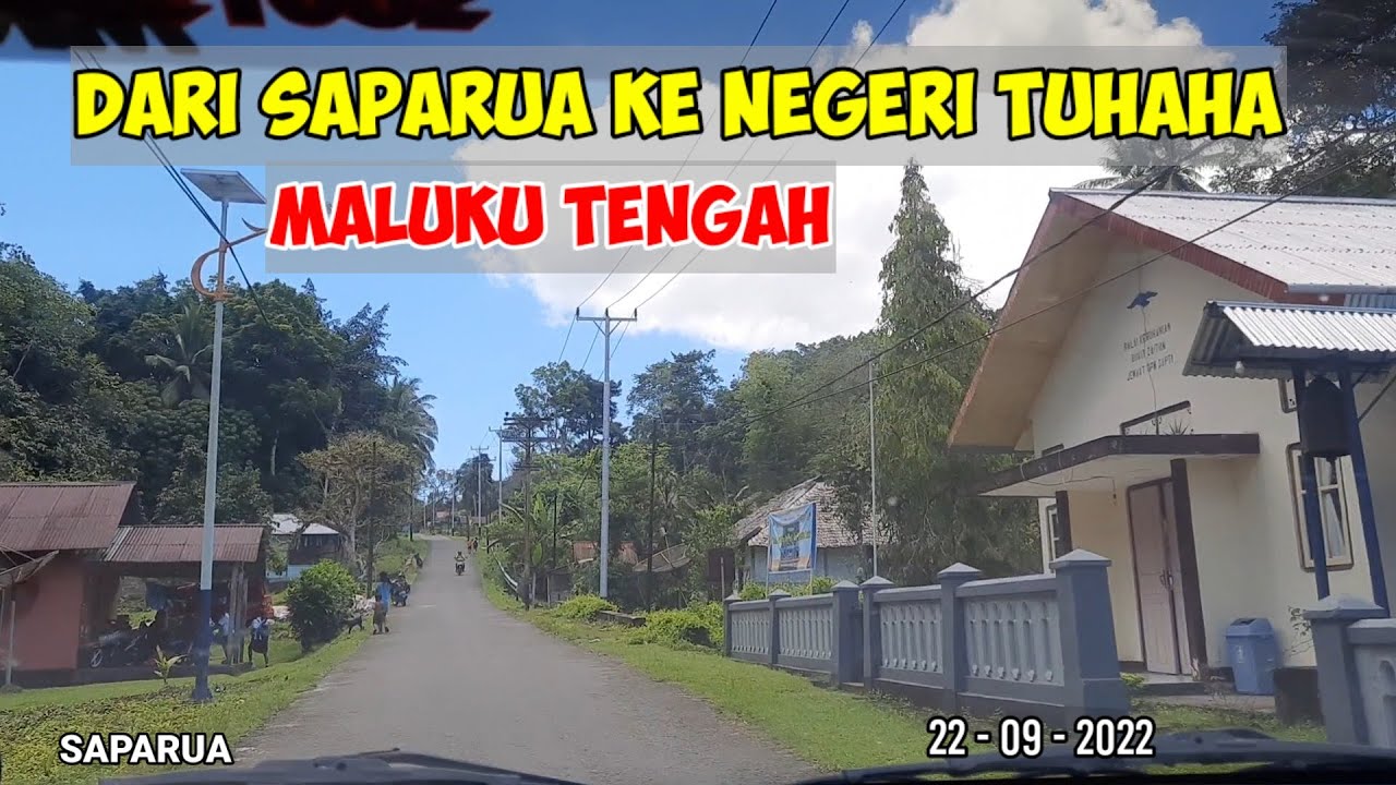 Perjalanan dari Saparua menuju Negeri Tuhaha, Maluku Tengah