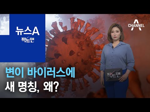 [팩트맨]‘알파, 베타’…변이 바이러스에 새 명칭, 왜? | 뉴스A