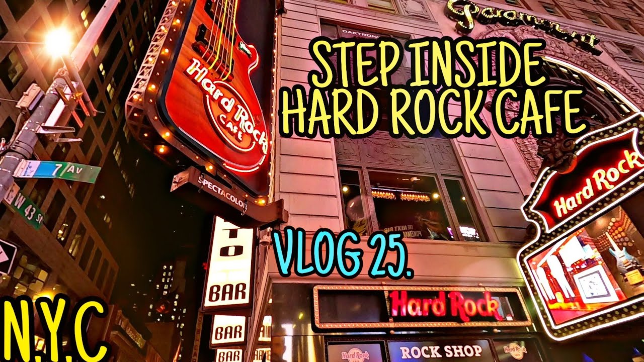 Vlog 25 Step Inside Hard Rock Cafe New York Memorabilia Tour Youtube