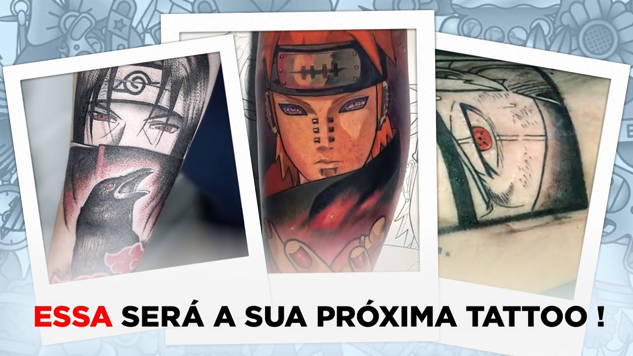 Anime Tattoo timelapse - OBITO E SHISUI (NARUTO SHIPPUDEN) 