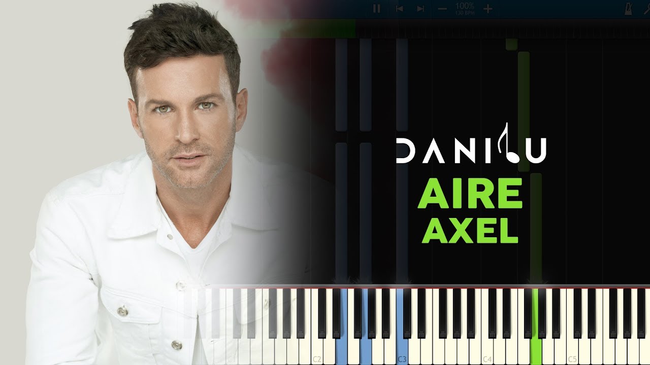 Aire Axel Piano cover/tutorial + Partituras YouTube
