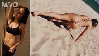 Mira A Frida Sofía Ejercitando En Tanga The Mvto