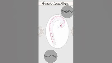 How to use french curve for armhole &neckline|french curve ko kaise use kare#sewingtool #frenchcurve