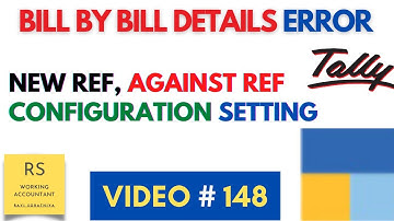 Bill By Bill Details in Tally Prime | Ledger Allocation Screen Problem in Tally Prime