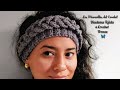 (ENGLISH SUBTITLES) #LasMaravillasdelCrochet Diadema a Crochet con Trenza