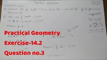 Exercise 14.2 Question no.3-Practical Geometry-Class 6-ncert