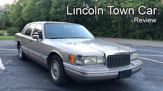 1994 Lincoln Town Car Review  A Bargain V8 Luxury Sedan