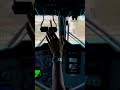 World Famous SXM Approach Over Maho Beach! Cockpit View! #Shorts
