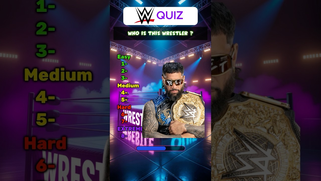 Викторина WWE: назовите этих рестлеров без единой ошибки! 💥💪