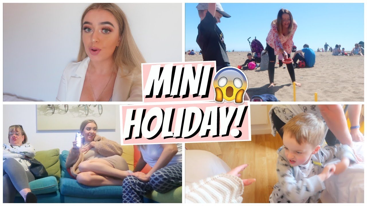 WE GOT STUCK ON A RIDE! & OUR VERY OWN GOGGLEBOX... OUR MINI HOLIDAY!