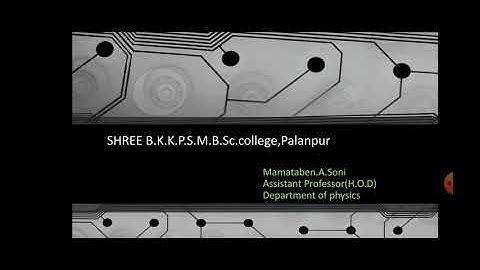 lecture-13 sem-5 physics by Mamata Soni