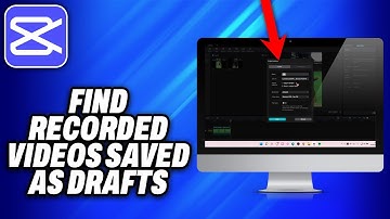 How To Find Recorded Videos Saved As Drafts in Capcut (2025) - Easy Fix