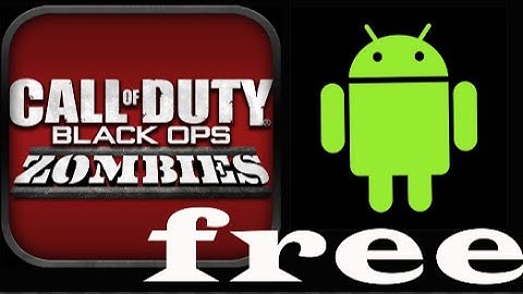 HOW TO GET CALL OF DUTY BLACK OPS ZOMBIES FOR FREE   (2016 NO ROOT)