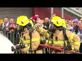 Recruit Course 121 Firefighting Displays