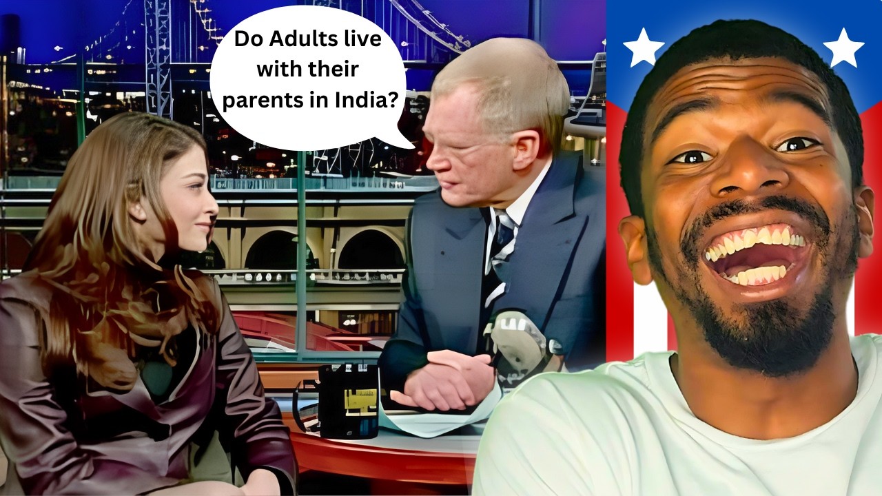 Айшвария Рай Сэвидж ответила Дэвиду Леттерману: «Потрясающе!» | American Reacts