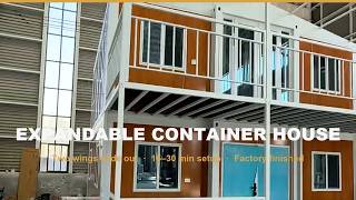 Expandable Container House: Hands-On Model Demo, 15-30 Min Setup | SmartBuild