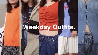 (cc) Weekday Outfits / Early Autumn Lookbook 🍂🍁