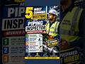 Piping Inspector Interview Questions and Answers (English & Hindi) #job #gulfjobs