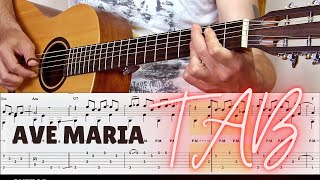 (Schubert) Ave Maria TAB | Fingerstyle TAB