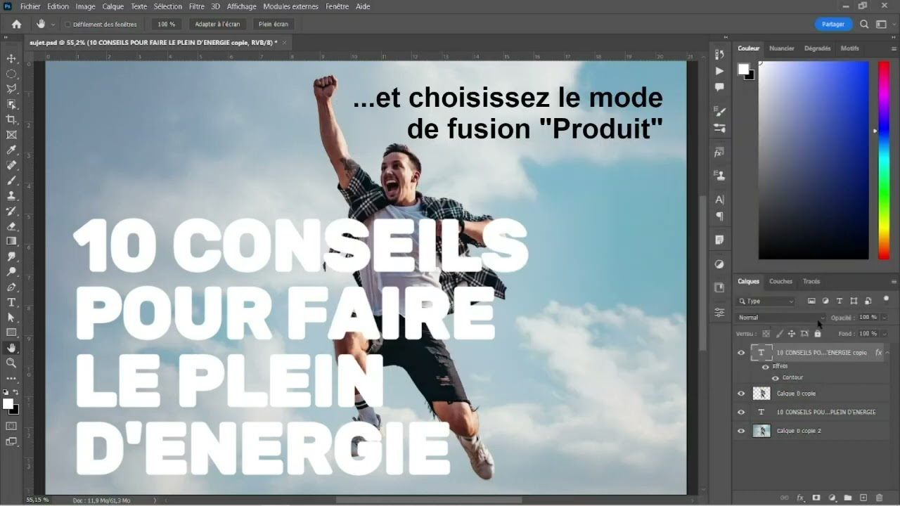 Comment faire une incrustation de texte sur vos photos avec Photoshop