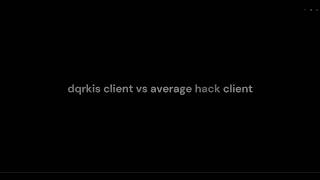 Dqrkis Client vs Average Hack Client #minecraft #dqrkisclient #cpvp #cheats #gaming