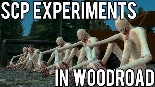 SCP Experiments in GM_WOODROAD! (Garrys Mod Gameplay)