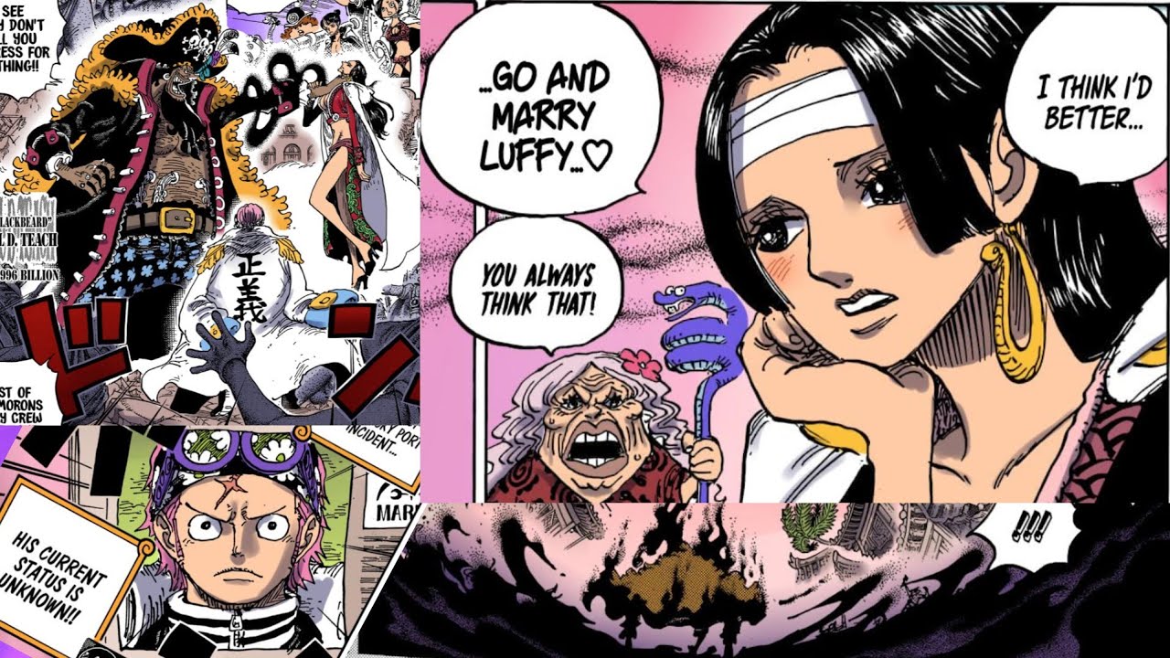 One Piece Chapter 1059 spoilers: Boa Hanocack's new bounty & Koby's  abduction