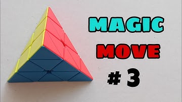 magic trick of solving pyraminx cube🔥👍 #shorts .