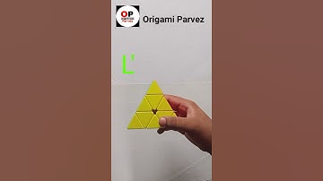 magic trick of solving pyraminx cube🔥👍 #shorts .