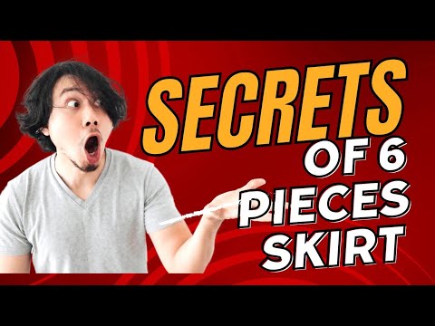 Yadda Ake Yanka Skirt 6 Pieces How To Cut Six Pieces Skirt