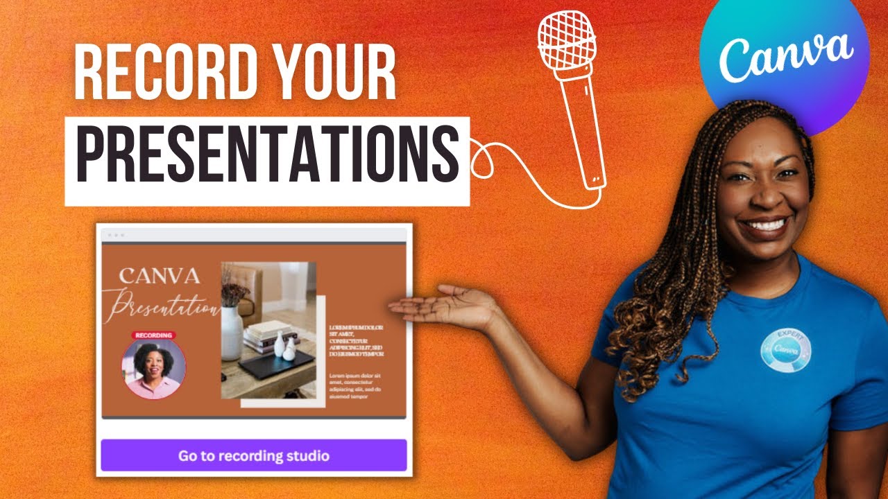 can you record presentations on canva