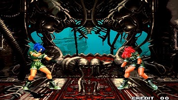 [TAS] Leona VS Orochi Leona Kof 98 Anniversary Edition