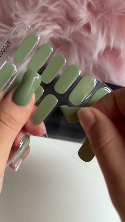 loves 💖 Army Green | Gel Nail Stickers