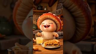 Redhead Mushroom Cooks An Apple Pie