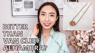 DIOR ROSE DES VENTS JEWELRY - Necklace Review & Comparison to Van Cleef &  Arpels Alhambra Collection 