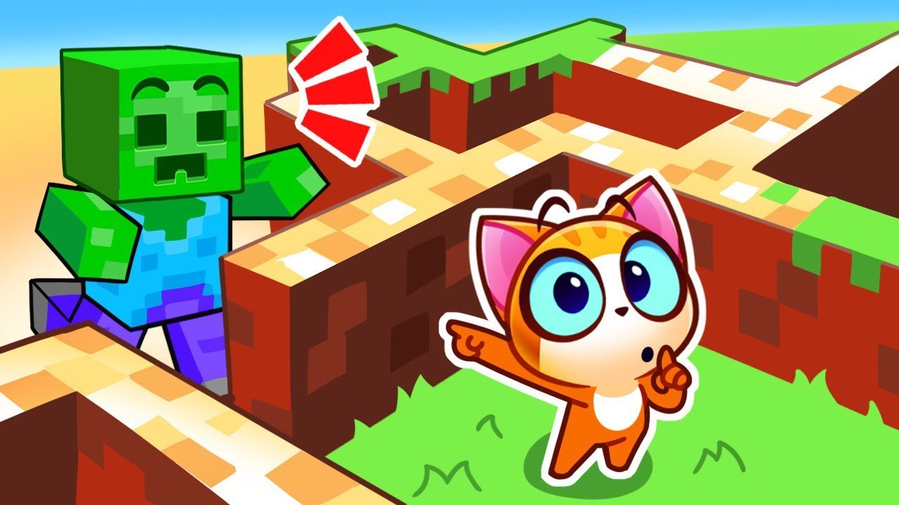 Lost in the Minecraft World! 😱 Who Will Save Princess Lucy?! | Funny Kids Cartoons & Songs