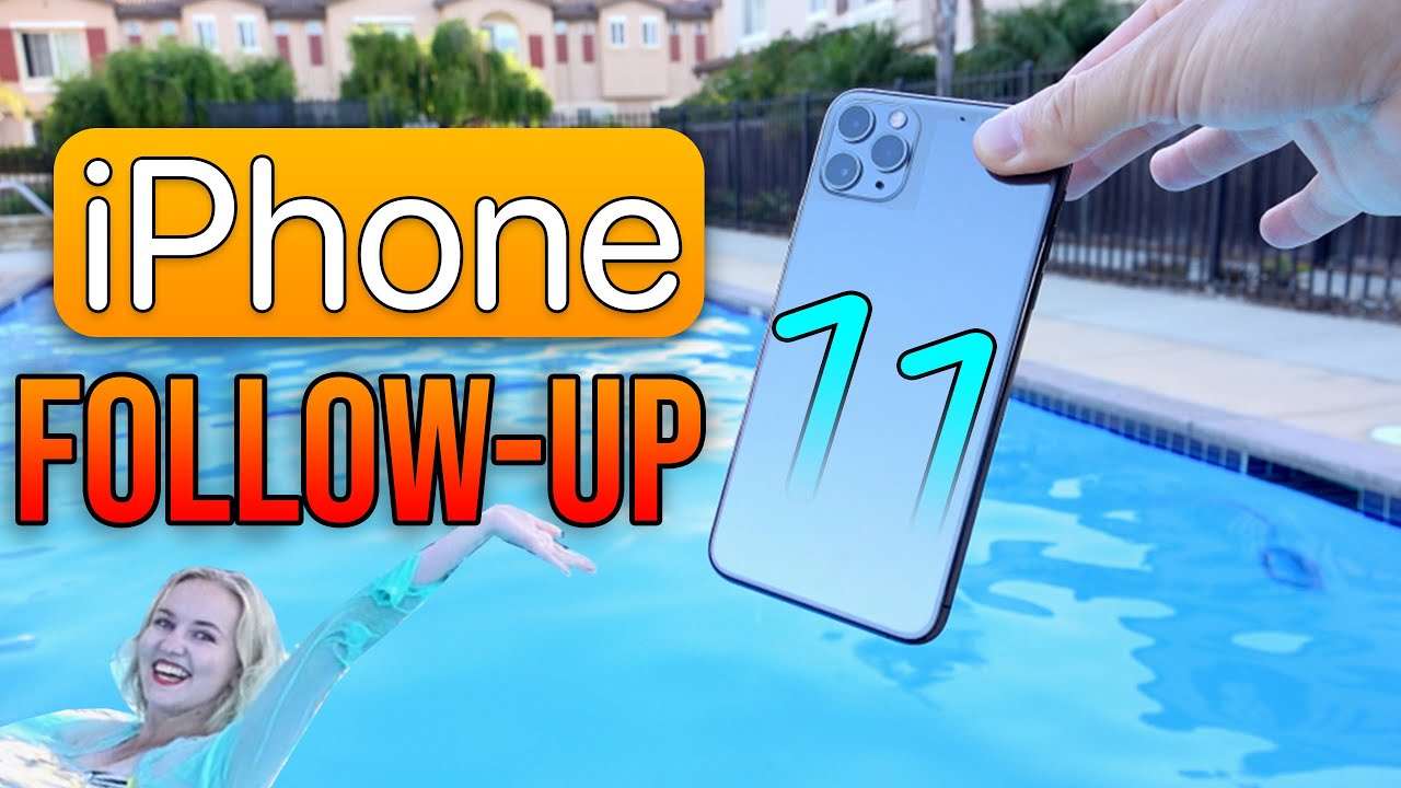 Iphone 11 Pro Max Water Test Actually Fully Waterproof Youtube