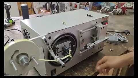 Automatic taping machine WM-1948E. For EE cores