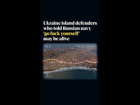 Ukraine Snake Island defenders may be alive #shorts