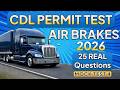 DMV CDL Written Test 2026 Air Brakes Practice Test 4 | CDL Study Guide All States USA