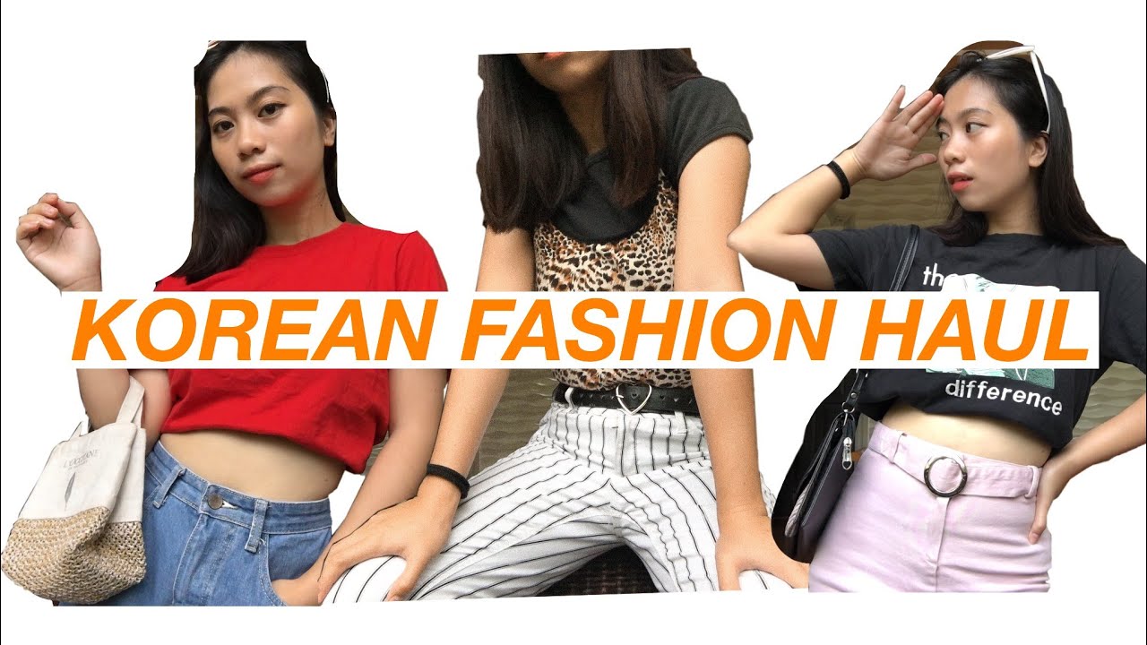 Korean Fashion Haul 🌙 - YouTube