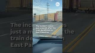 Second Norfolk Southern train derails in Ohio | USA TODAY #Shorts