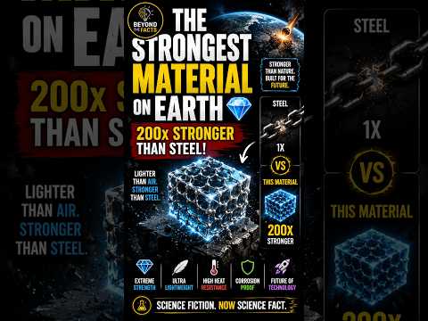 The Strongest Material on Earth — 200x Stronger Than Steel 💎 