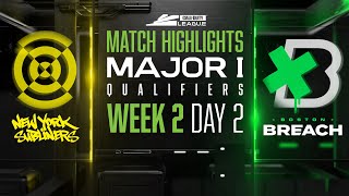 @NYSubliners vs @BOSBreach | Major I Qualifiers Week 2 Highlights | Day 2