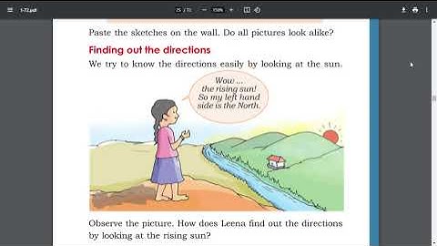 STD 4 EVS UNIT 8 READING AND DRAWING MAPS PAGE 89 SCERT.