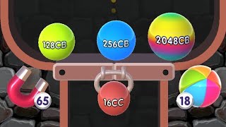 2048 Balls 3D Wow! 8 Minutes Long Play, Unlocked 2048CB | @zdoh-BINCH2026 screenshot 2