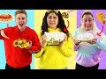 USING ONLY CANDY TO COOK CHALLENGE! $1 vs $100 challenge