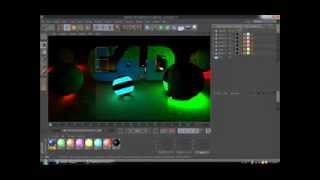 Cinema 4D Tutorial | How to make 3d Text With Light Ball's Guide